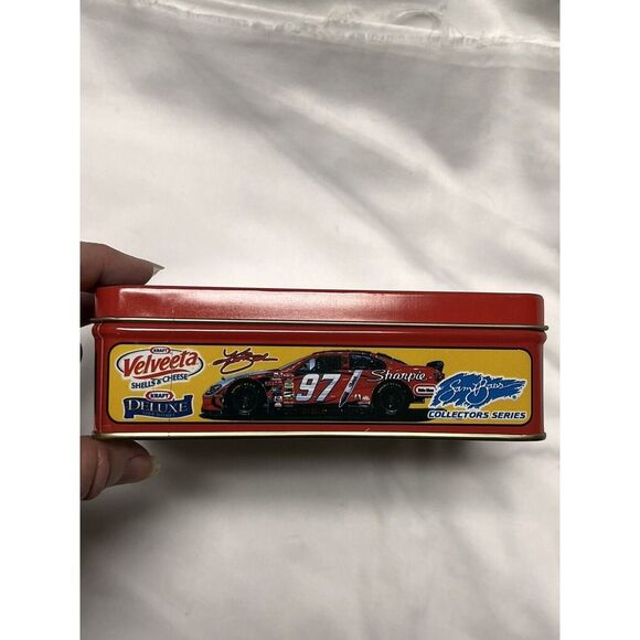 BLK) Kurt Busch NASCAR #97‎ Tin Kraft Velveeta Cheese Sam Bass Collectors Series - Picture 4 of 12